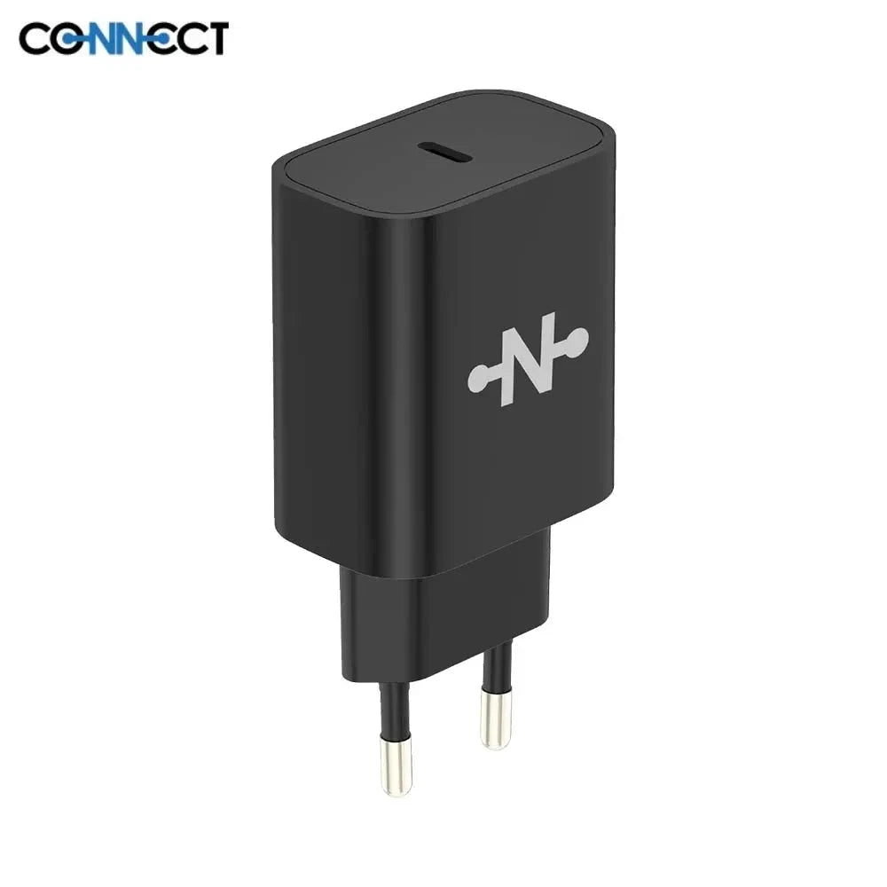 CONNECT 20W USB-C – Chargeur secteur rapide Power Delivery universel pour smartphone PhoneShield