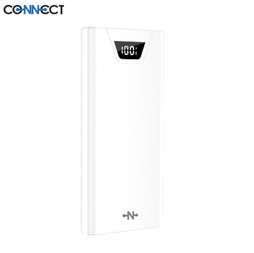 CONNECT Power Bank 10000 mAh – Batterie Externe USB-C 15W avec Écran Digital PhoneShield