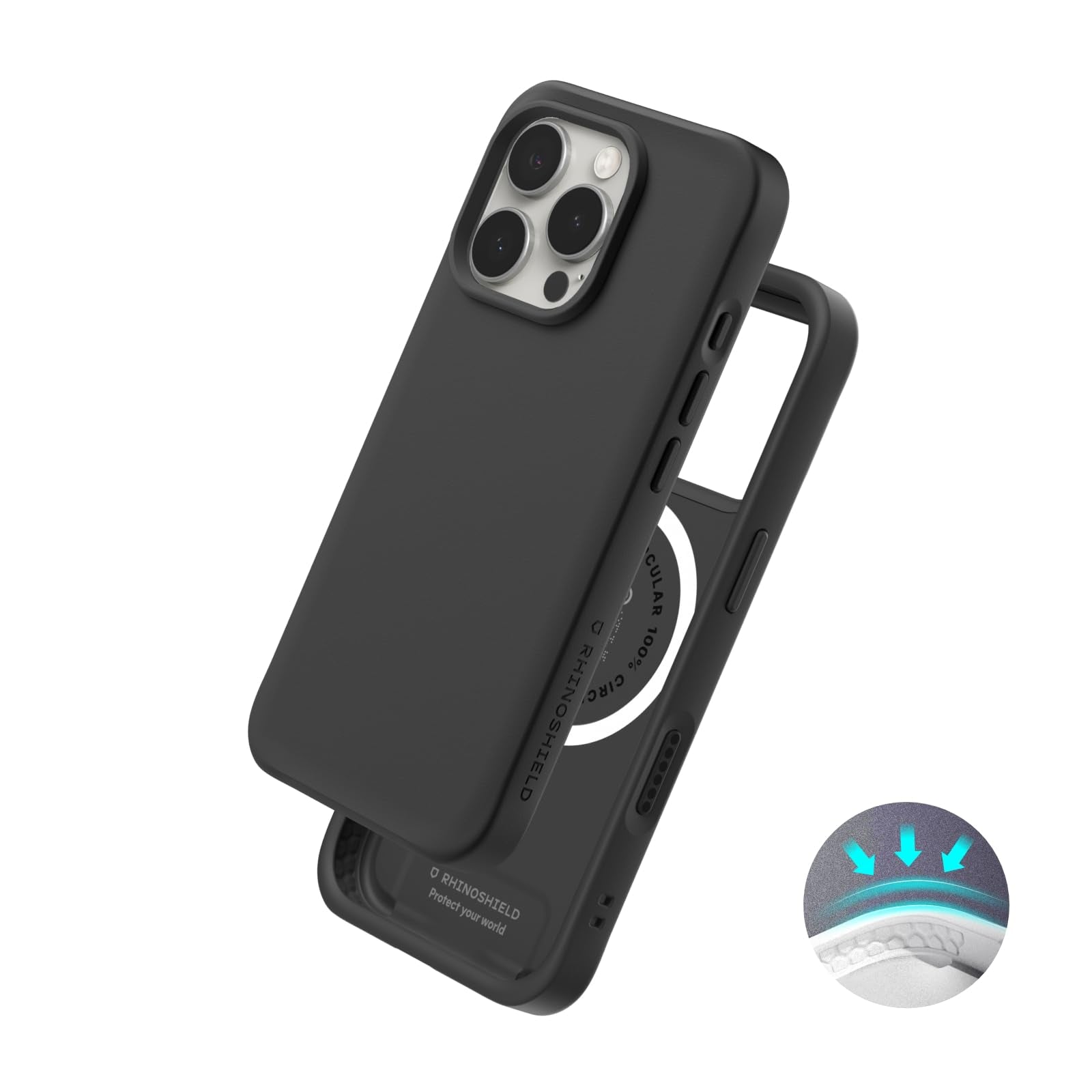 RHINOSHIELD SolidX - Coques Antichoc MagSafe iPhone 15/16 Pro & Pro Max PhoneShield