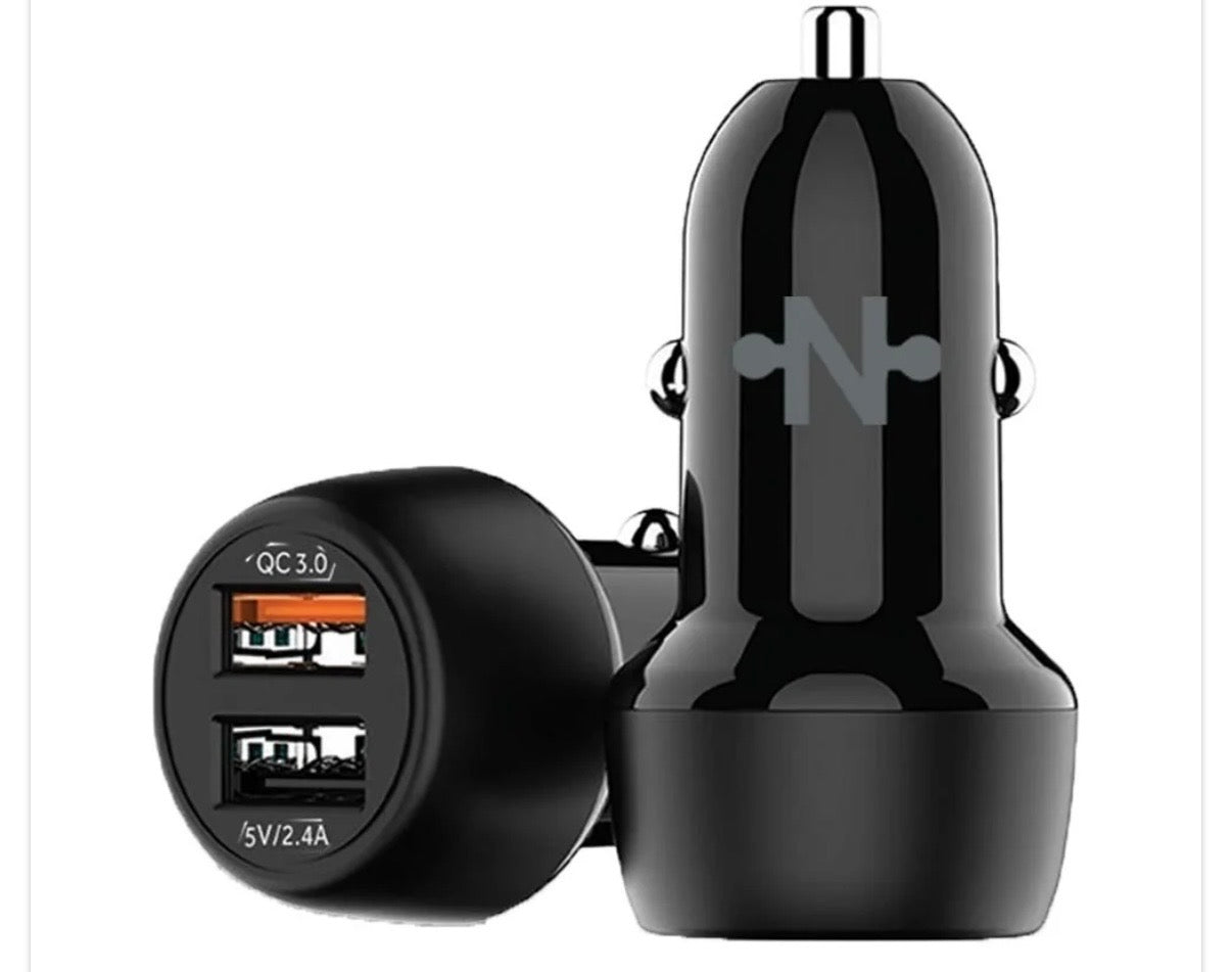 Chargeur Allume-Cigare CONNECT 2x USB 3.1A 🚗 - Charge rapide universelle pour smartphone & tablette PhoneShield