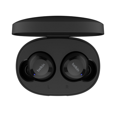 Belkin SoundForm Bolt - Écouteurs Bluetooth Sans fil IPX4 Autonomie 28h & Son Clair PhoneShield