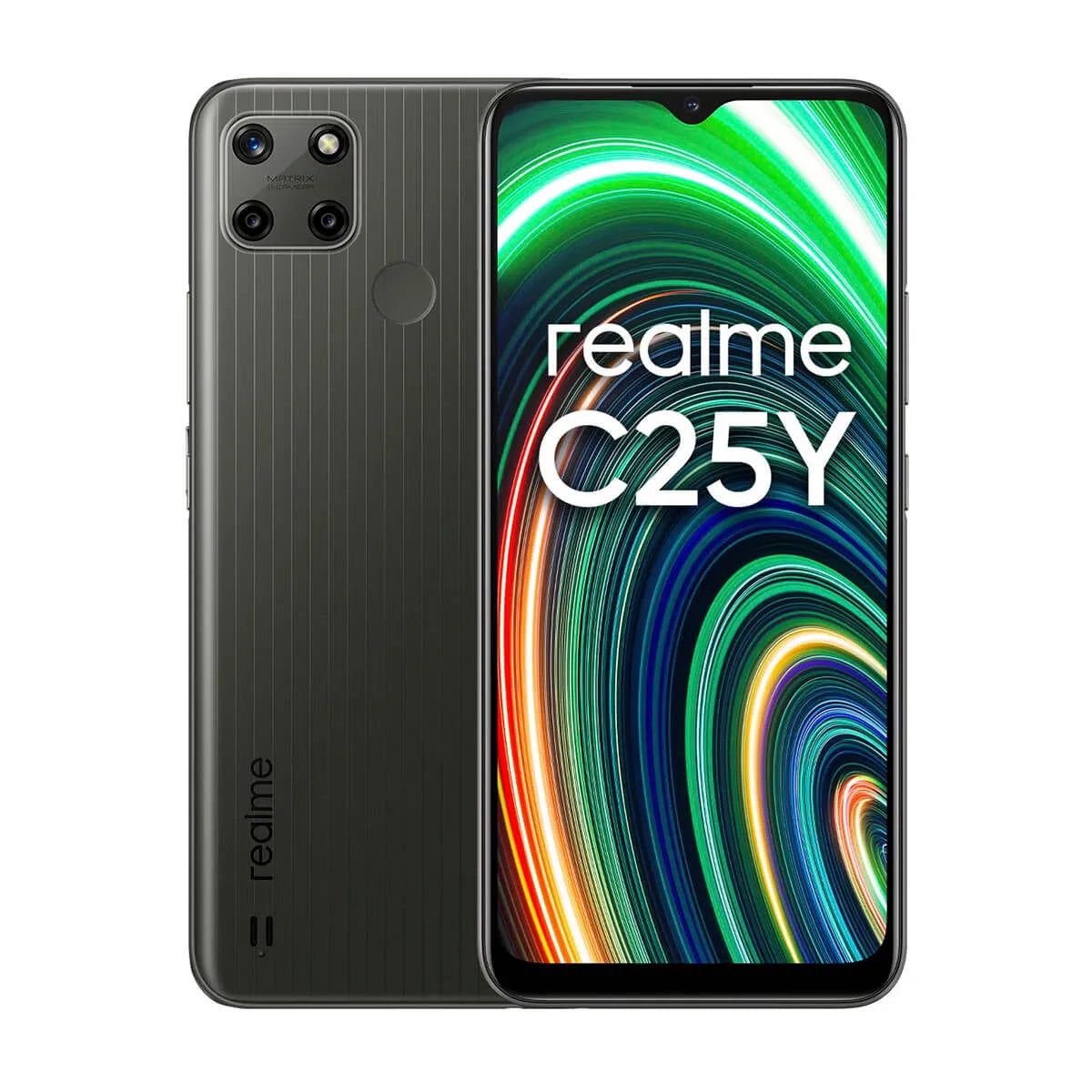 Realme C25Y 4G - 64 Go / 4 Go RAM - Écran 6,5" HD+, Batterie 5000 mAh, Triple Caméra 50 MP - Gris PhoneShield