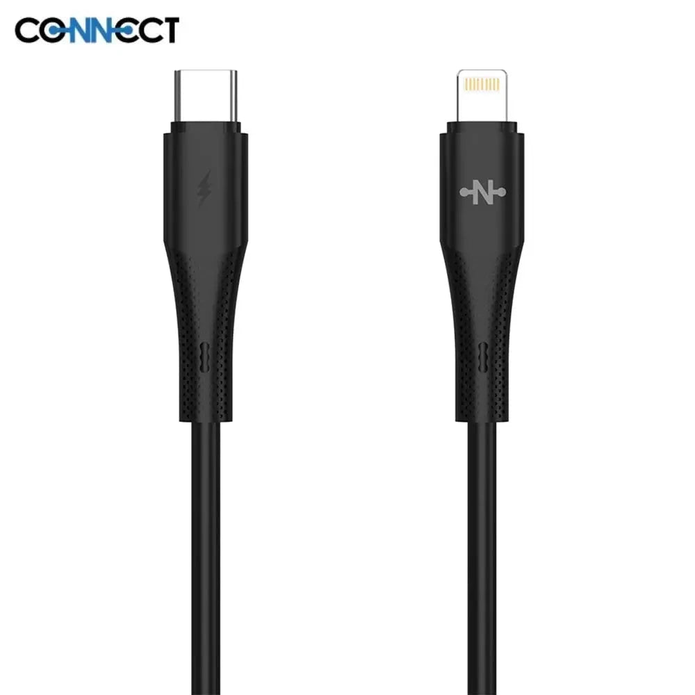 Câble Connect USB-C vers Lightning 30W (1m) - Charge rapide & haute durabilité PhoneShield