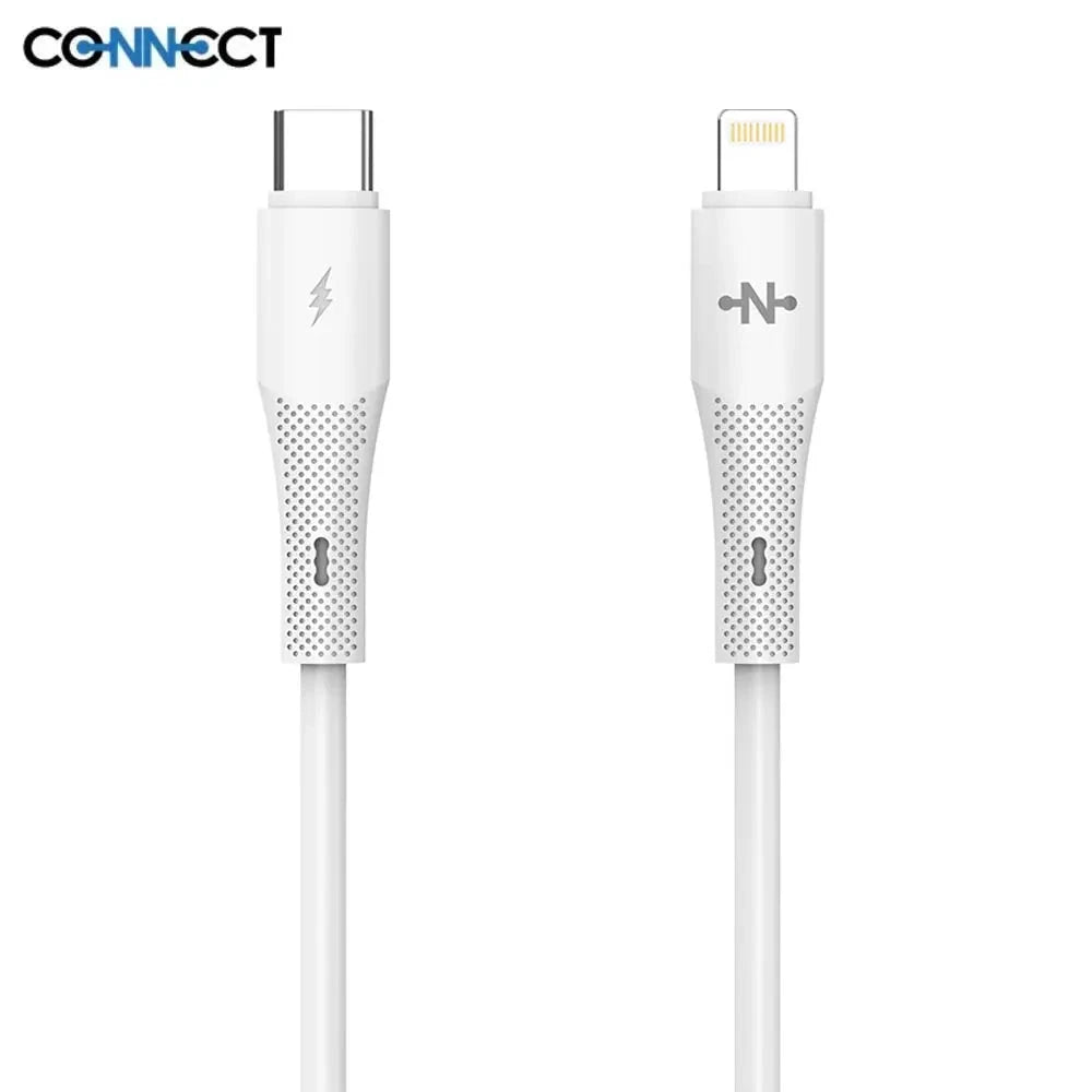 Câble Connect USB-C vers Lightning 30W (1m) - Charge rapide & haute durabilité PhoneShield