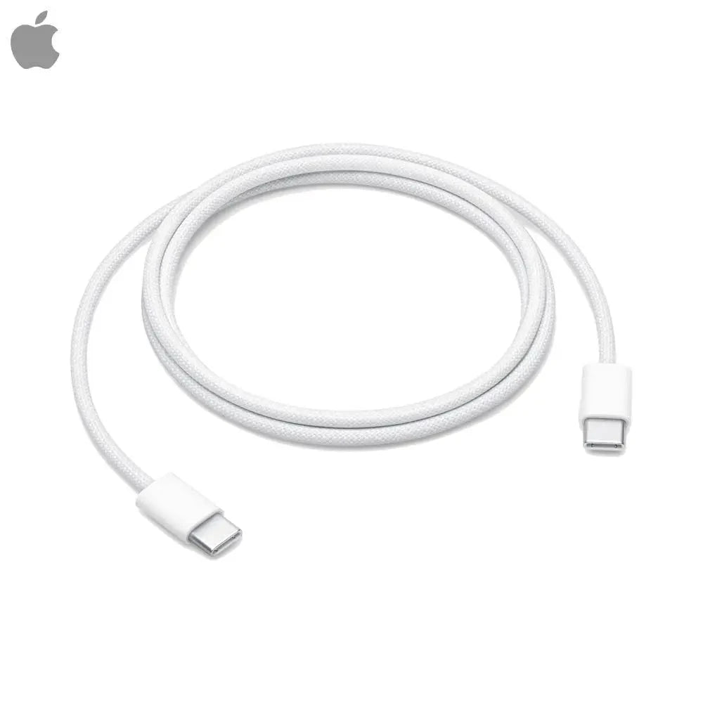 Câble Apple Officiel USB-C vers USB-C 60W – Charge rapide & synchronisation haut de gamme (1 m, blanc) PhoneShield