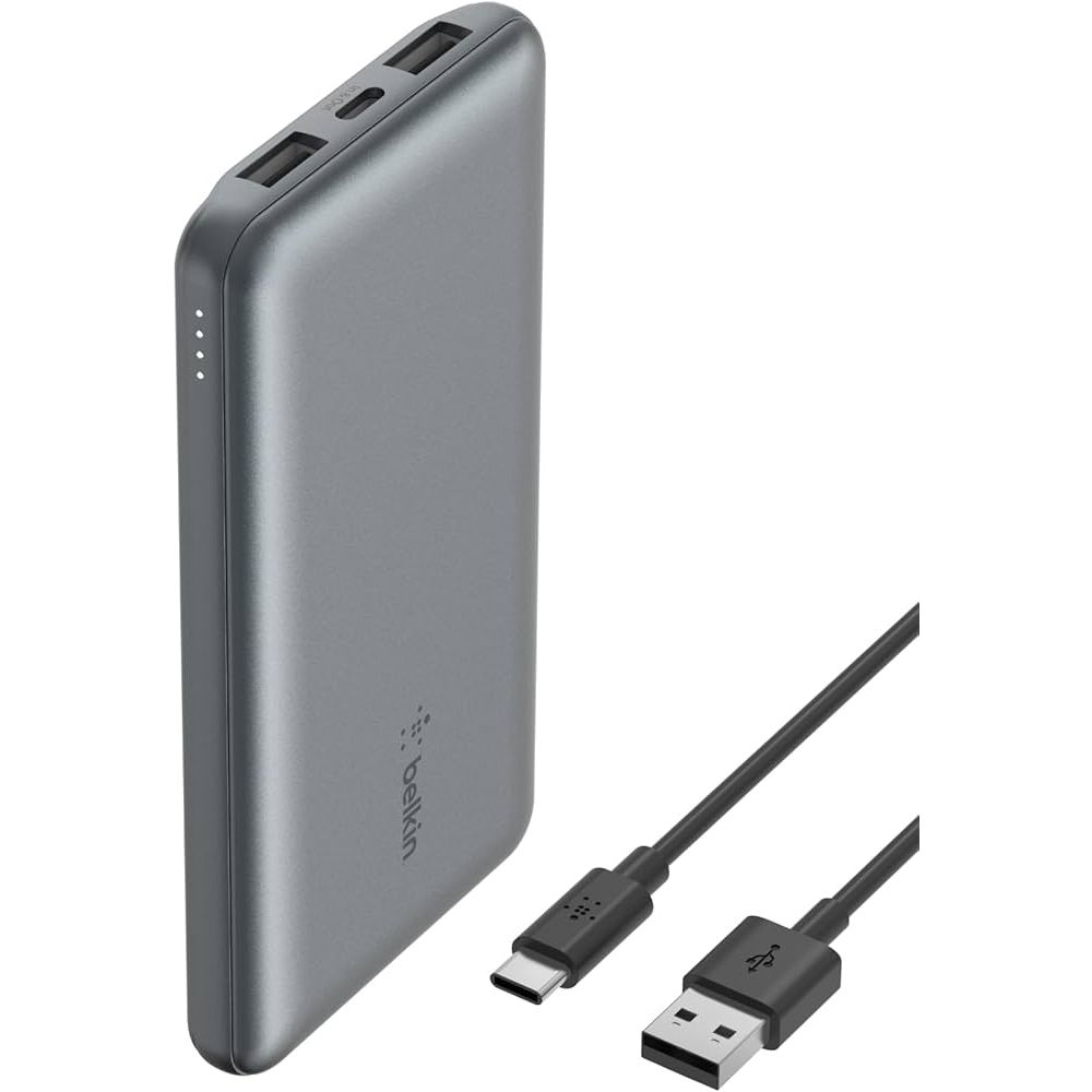 Belkin Power Bank 10 000 mAh 15W | Batterie externe compacte USB-C PhoneShield